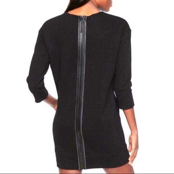 Athleta Dresses & Skirts - Athleta Cozy Karma Back Zip Sweater Dress